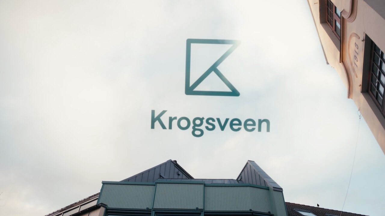 Stillbilde fra videoen Krogsveen — nytt kontor